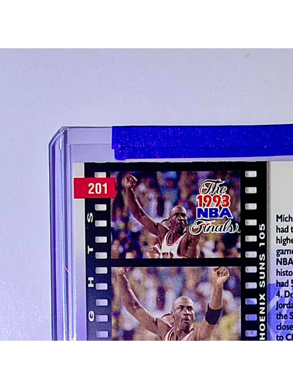 Michael Jordan 1993-94 Upper Deck NBA Finals #201 Basketball Card Chicago Bulls